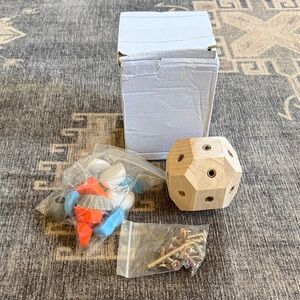 Wooden Rock Climbing Activity & Finger Strength Training Ball